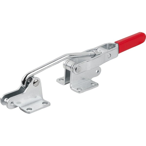 Hook Clamp L=287, 5 Steel, With Fixed Jaw, Comp:Red